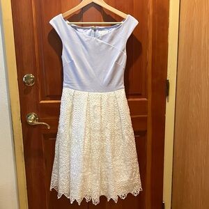 Ted Baker White and Cream Lace Dress